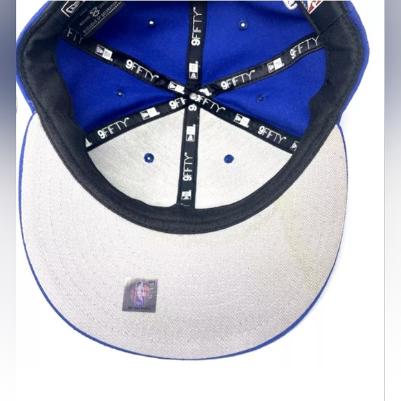 Philadelphia 76ers Hat Cap 9FIFTY Snap Back Mens Blue Basketball New Era NBA - Picture 7 of 10